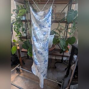 Cider Blue and White Floral Dress